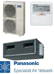 Reverse cycle ducted air conditioning